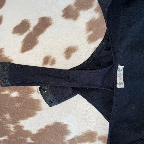 NWOT Va Va Voop Duo Bodysuit XS BLACK Free People - Picture 6 of 9